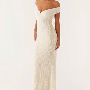 open lace back dress Endless Romance Off Shoulder Mini Dress